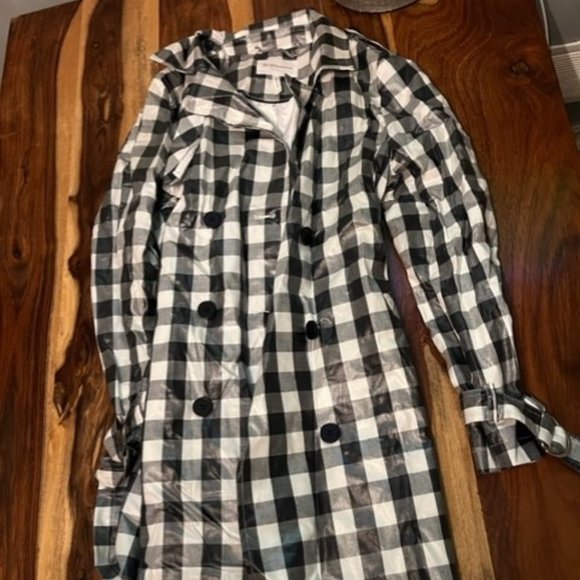 BCBGeneration Jackets & Blazers - BCBGeneration Checkered Raincoat